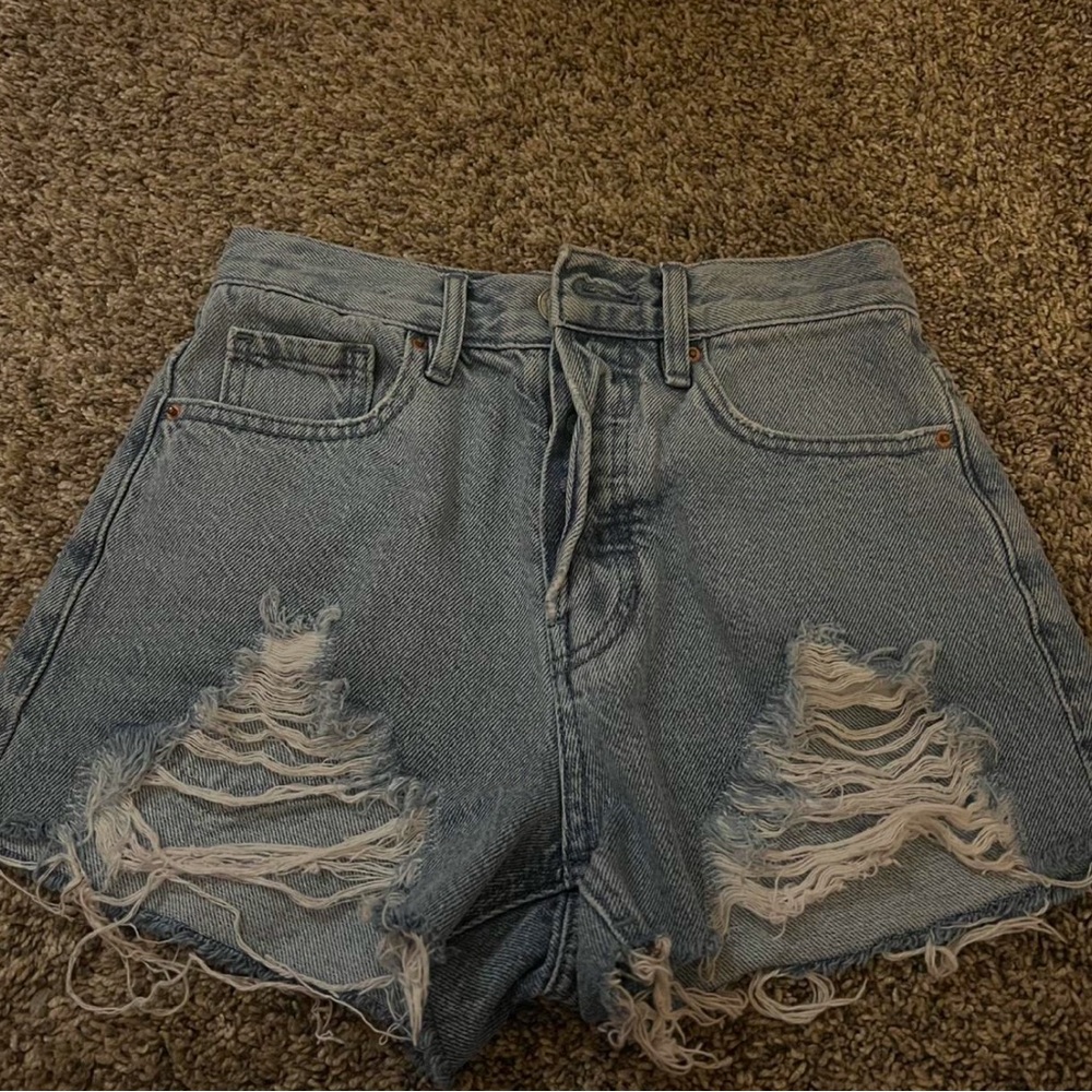 Pacsun high waisted ripped jean shorts